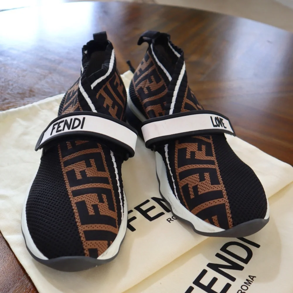 Fendi | Shoes | Authentic Fendi Womens Fendi Love Sneakers | Poshmark